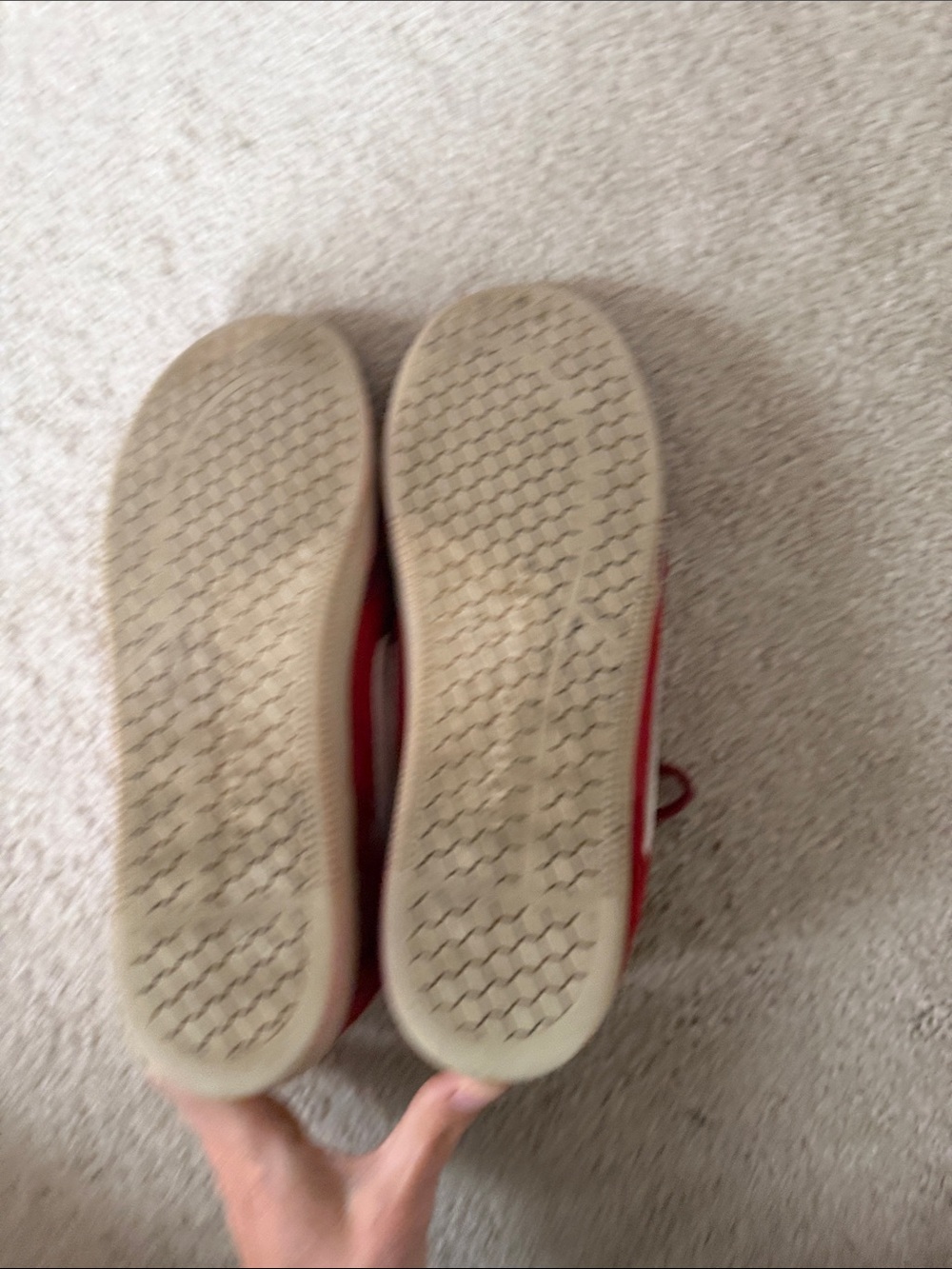 Dolce Vita Red and White Women's Sneakers - Picture 4 of 6